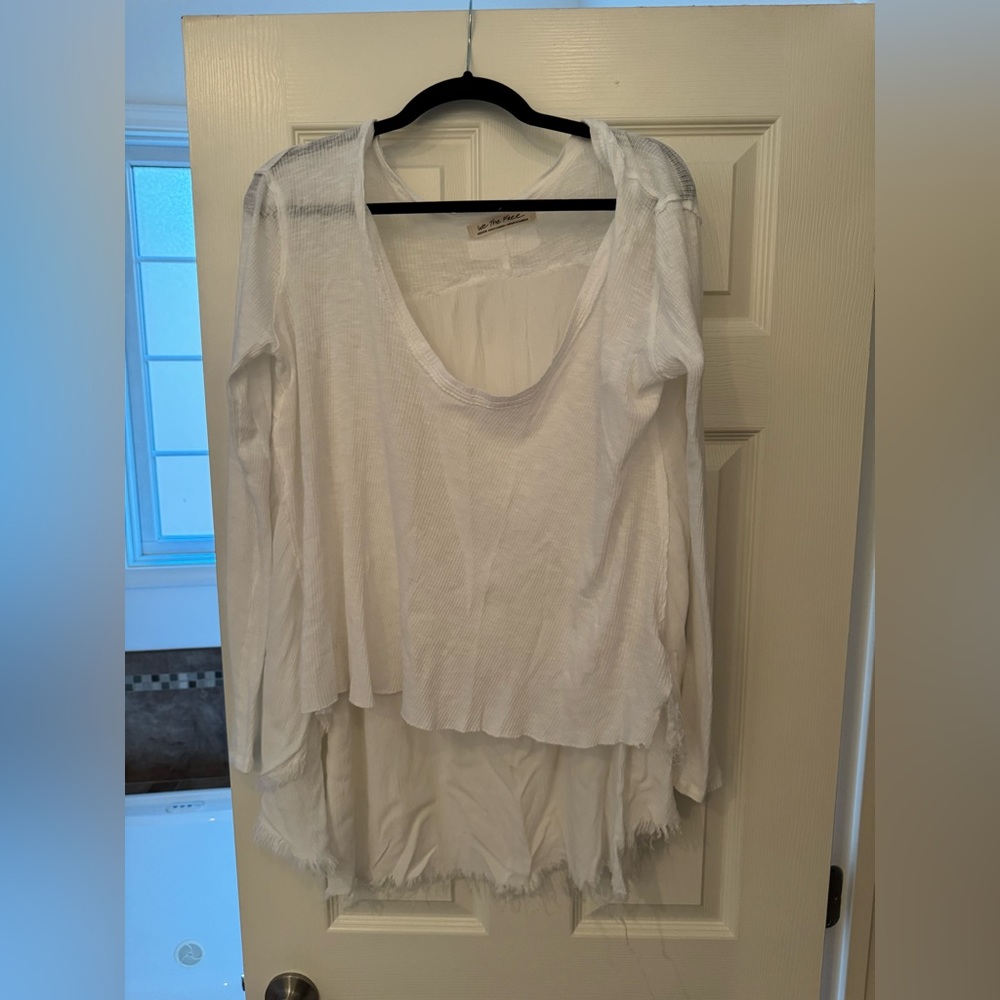 We the free layering top, white size medium